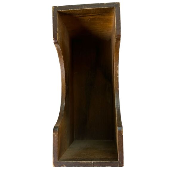 Vintage Woodcrest by Styson Apple Pear Wood Napkin Recipe Organizer Box - Picture 6 of 7